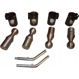 Kamuoliukų skersmuo 50, skirtas nuvertimui kipra 3500kg, rinkinyje 4 vnt