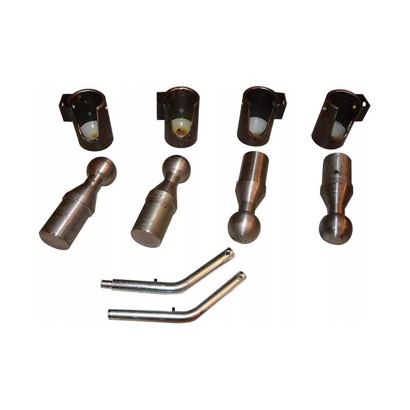 Kamuoliukų skersmuo 50, skirtas nuvertimui kipra 3500kg, rinkinyje 4 vnt