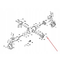Tc02311010009 priekinės galinės ašies tvirtinimas