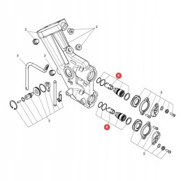 Greitų jungčių rinkinys mf 4358008m13 originalus