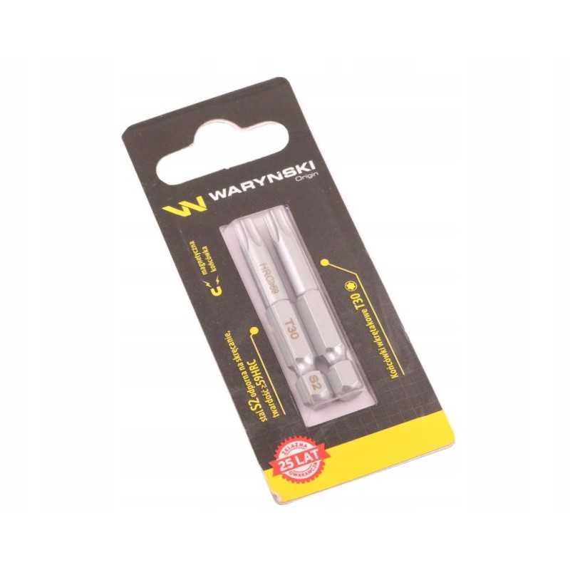 T30 50mm atsuktuvų antgaliai, Warynski rinkinys, įsk