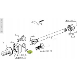 Renault kardaninio veleno sandariklis