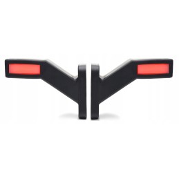 Markerinis žibintas priekabos priekabos vilkikai, LED markerio kryptis 2x