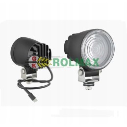 Mėlyna LED signalinė lemputė, laidas ir jungtis