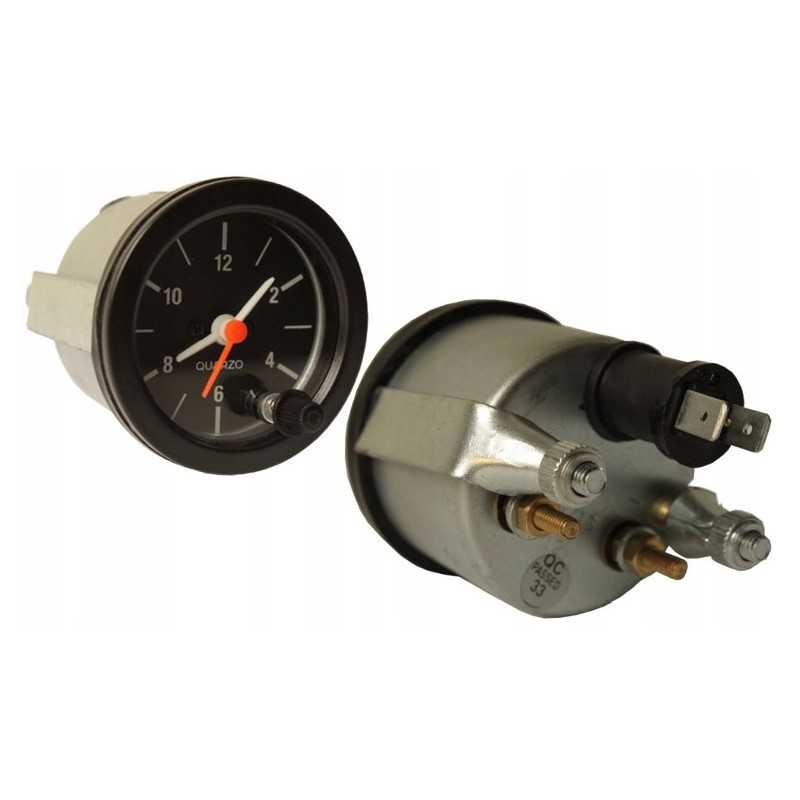 Universalus laikrodis 12v 24v 52mm ursus zetor mf