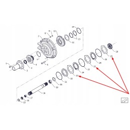 P5m37301130 sankabos diskas, kardaninis velenas