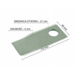 Pottinger dešinysis vejapjovės peilis 434970 4349700010 434