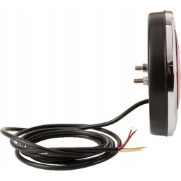 Apvalus LED galinis žibintas, skersmuo 152mm, 12 24v