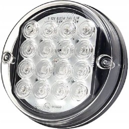 Apvalus LED galinis žibintas, skersmuo 115mm, 12 24v