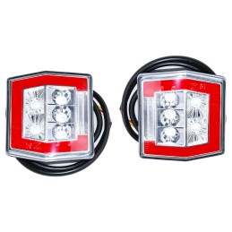 Galinis žibintas priekabos priekabos vilkikas LED pagalba