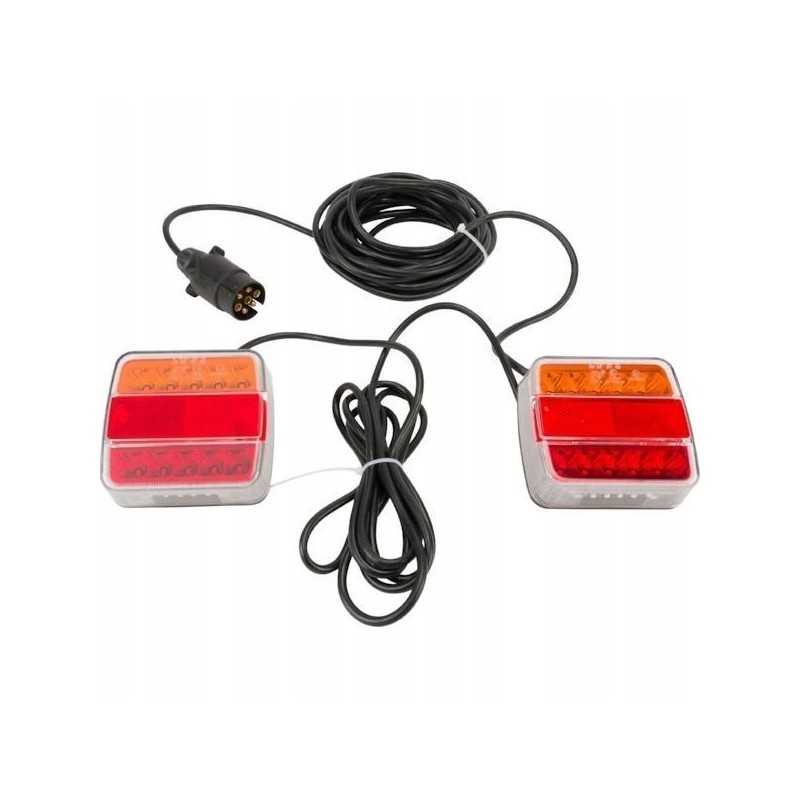 Prisukamų LED galinių žibintų komplektas 7-5m