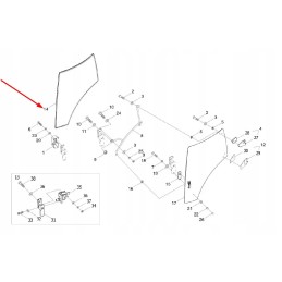 Ts04451013102 salono durų sandariklis