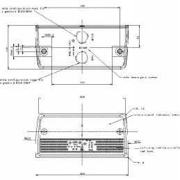 Kombinuotas galinis žibintas 220x104mm dešinysis kobo