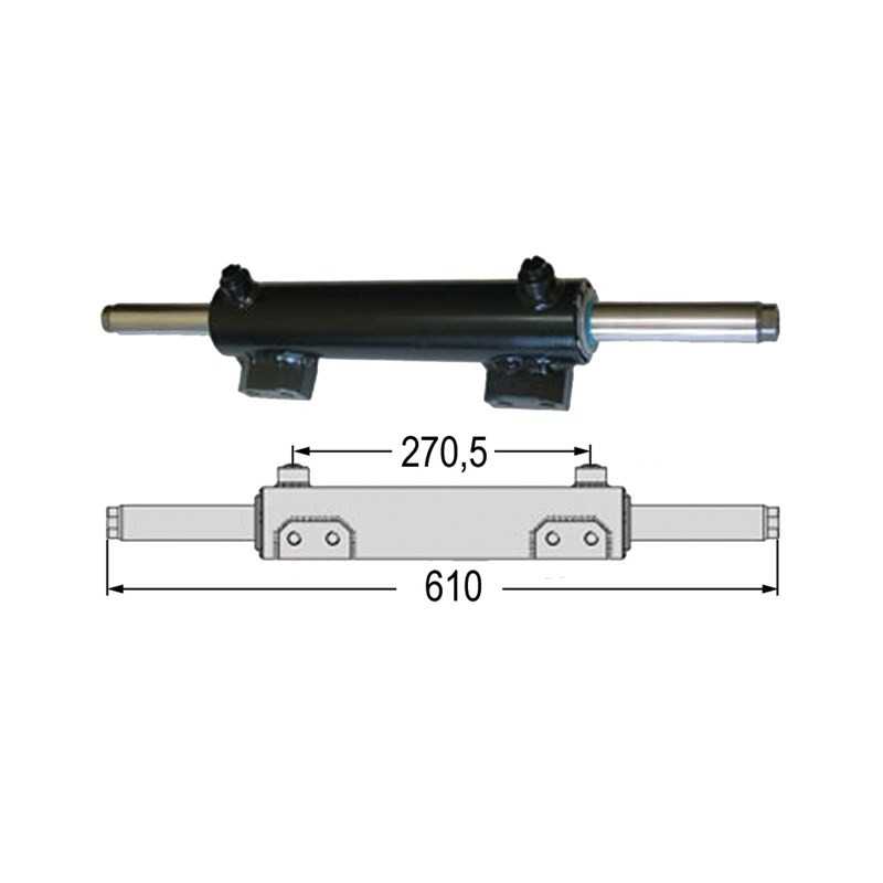 Massey Ferguson 3429989M91 vairo stiprintuvo variklis