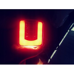 LED galinis žibintas 5 funkcijos 2x25led 12 24v 2 vnt