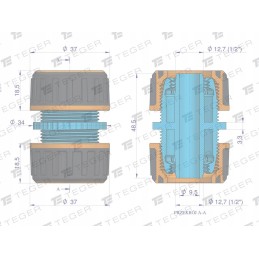 Žarnos jungtis 1 2 teger motogeneric