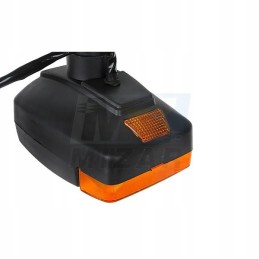 Stačiakampis priekinis žibintas su posūkio signalu JCB Fastrac