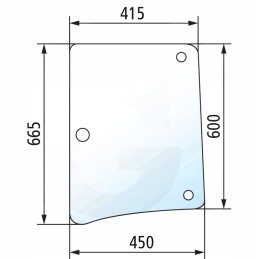 Langas john d 5300 5400 kairė dešinė er047311