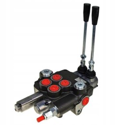 2 sekcijų hidraulinis skirstytuvas su sekcija