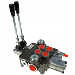 2 sekcijų hidraulinis skirstytuvas su sekcija