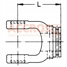 Walterscheid S5 W2500 šakės 3614100