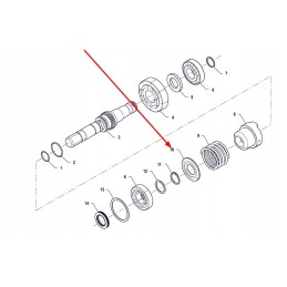 P5m42201103 guolių poveržlė