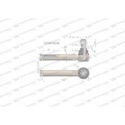 Vairo jungtis 173mm m18x1 5l 137047a1 warynski