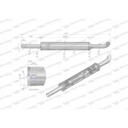 Apvalus duslintuvas 1140mm 5kg c 360 inox motogeneric