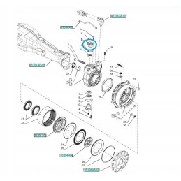 Viršutinis kaištis New Holland T5 T5000 87383399
