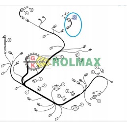 Kelionės greičio jutiklio korpusas mx150 mx170 392216a1