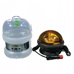 Gaidžio blykstės lempa su magnetu 12v ir 24v sacex