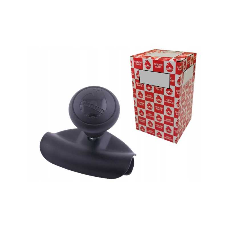 Juoda vairo rankenėlė su Ursus gumos įdėklais