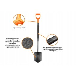 Smailus kastuvas ant metalinės rankenos teger mo