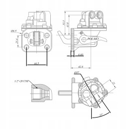 Tiekimo siurblys 2641724p Polmo Massey Ferguson