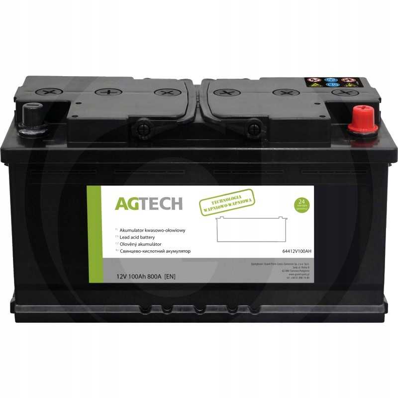 Agtech baterija 12v 100ah 800a ursus 64412v100ah
