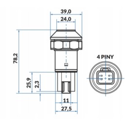 Steyr lifto kėlimo jungiklio mygtukas