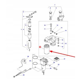 F002200060030 variklio kuro filtras