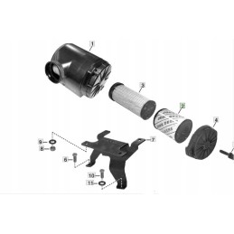 John deere re34963 p527680 variklio oro filtras