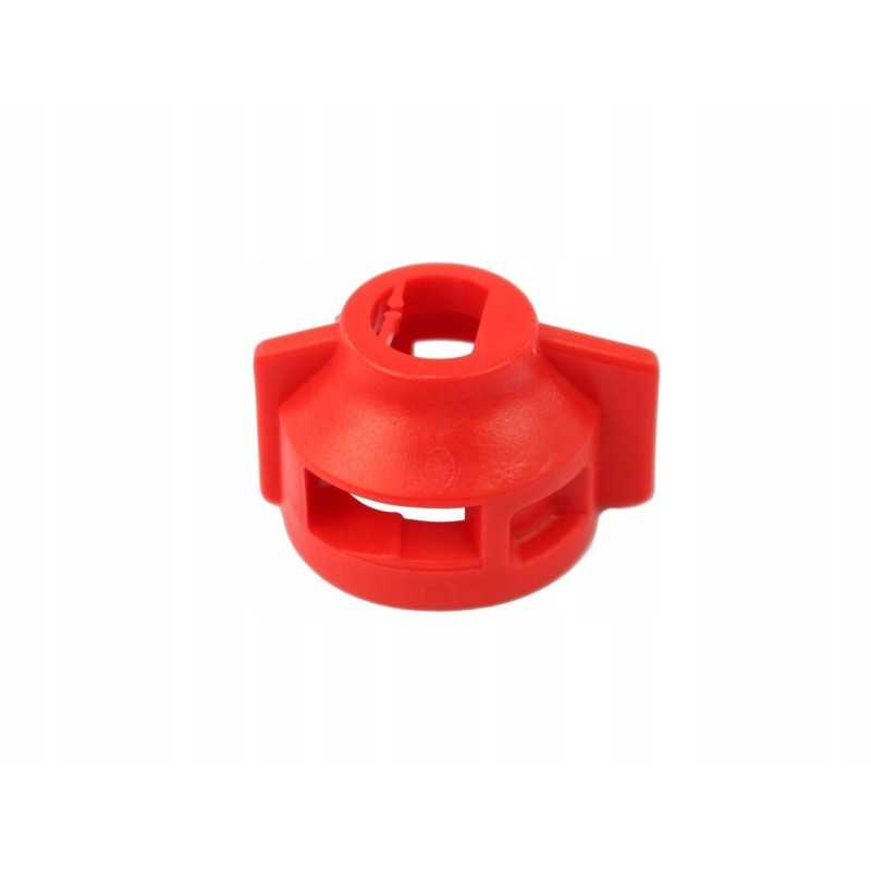 Raudonas purkštuvo korpuso dangtelis 0 103 08 590