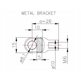 Priekinio lango pavara massey ferguson 552mm 275n