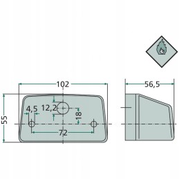 Hella 2ka 998 523 001 valstybinio numerio lemputė
