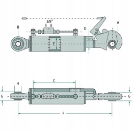 Viršutinė hidraulinė jungtis, 2 kategorija 2