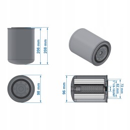 Hidraulinis filtras sh59006 hifi filtras