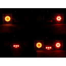 LED galinis kombinuotas žibintas 12v 24v liko c 360