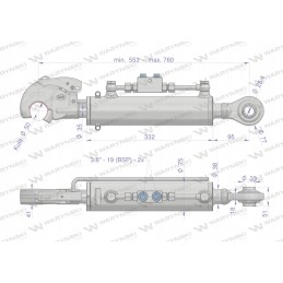 Hidraulinė centrinė jungtis, 2 kat., Ursus C 385 z