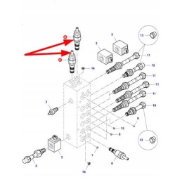 La323481450 hidraulinis solenoidinis vožtuvas