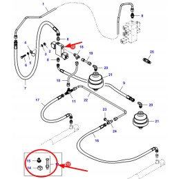 La323396500 hidraulinis solenoidinis vožtuvas