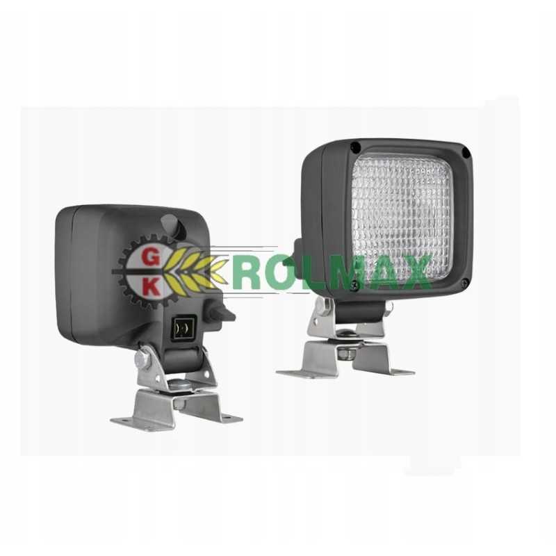 Halogeninė darbo lempa su omega laikikliu, įmontuota