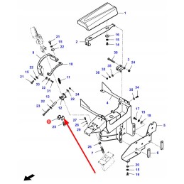 La323037350 elementas, tvirtinantis prietaisų skydelį