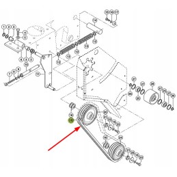 922188 0 komplektas trapecinių diržų bx 1985 3 vnt